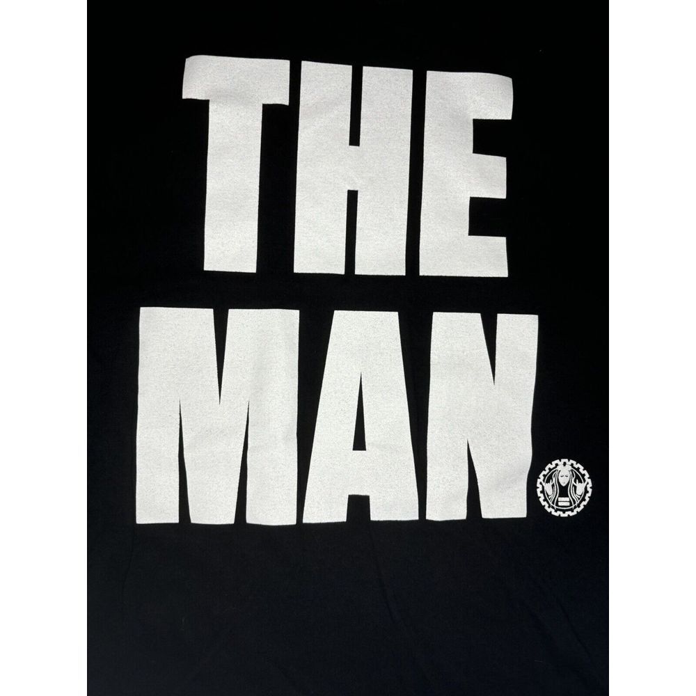 WWE Authentic Becky Lynch "The Man" Men's Black T-Shirt Size XXL 2XL Wrestling